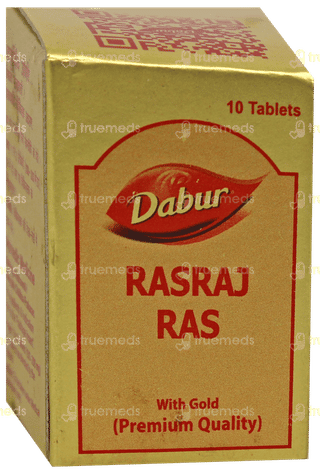 Dabur Rasraj Ras With Gold Tablet 10